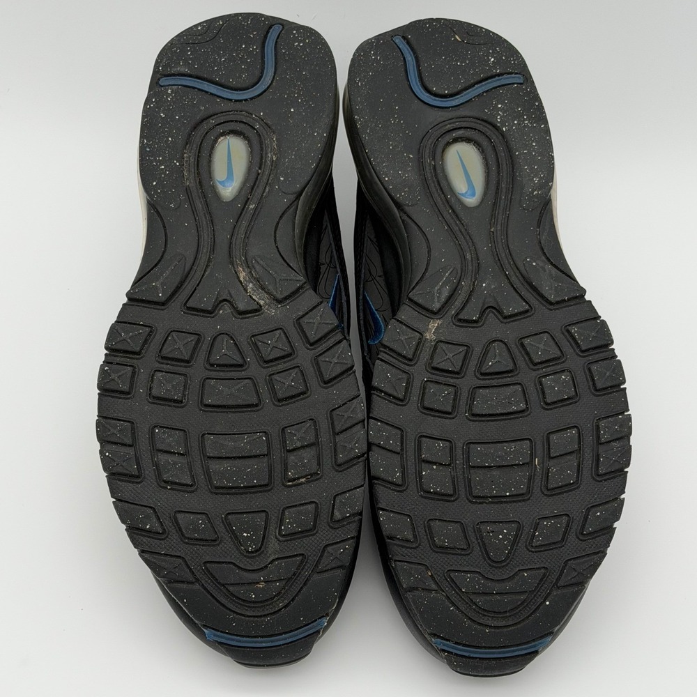 Nike Air Max 97 Black University Blue -‎ DZ4505-001 - Size 10.5 Mens - Authentic - Picture 9 of 14